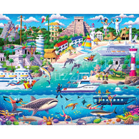 Riviera Maya 1000 Piece Jigsaw Puzzle Boardwalk