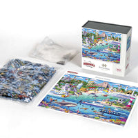 Riviera Maya 500 Piece Jigsaw Puzzle Boardwalk