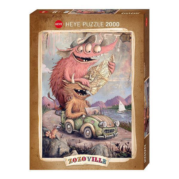 Road Trippin' 2000 Piece Jigsaw Puzzle Heye - BIG FRENCHIES