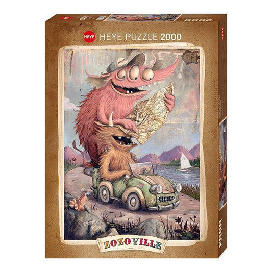 Road Trippin' 2000 Piece Jigsaw Puzzle Heye - BIG FRENCHIES