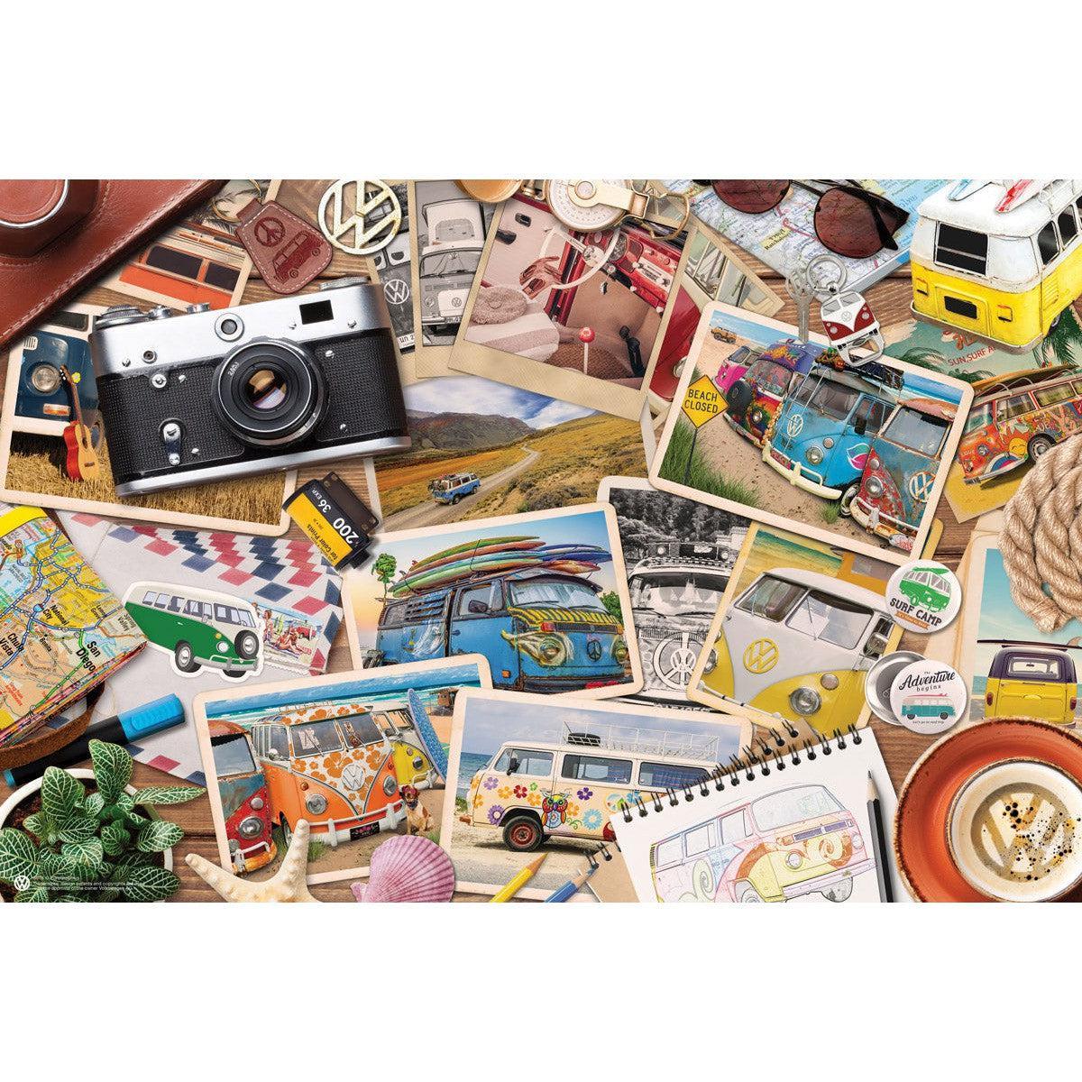 Road Trips VW Bus 550 Piece Jigsaw Puzzle in Tin Eurographics - BIG FRENCHIES