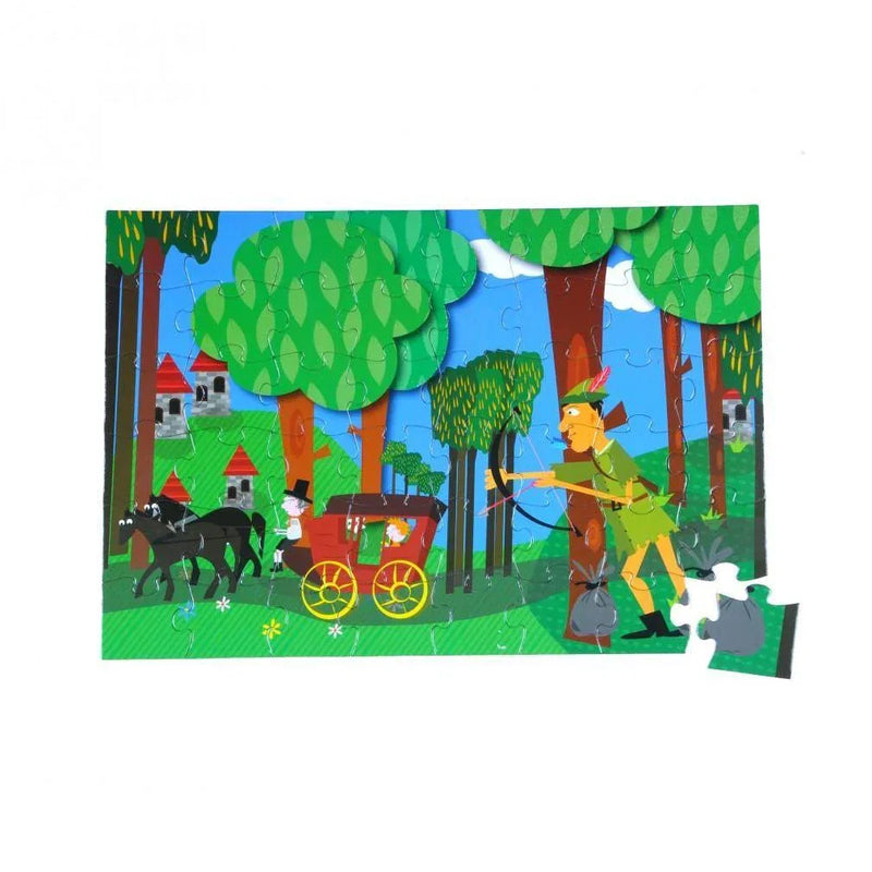 Robin Hood 48 Piece Jigsaw Puzzle Purple Cow - BIG FRENCHIES