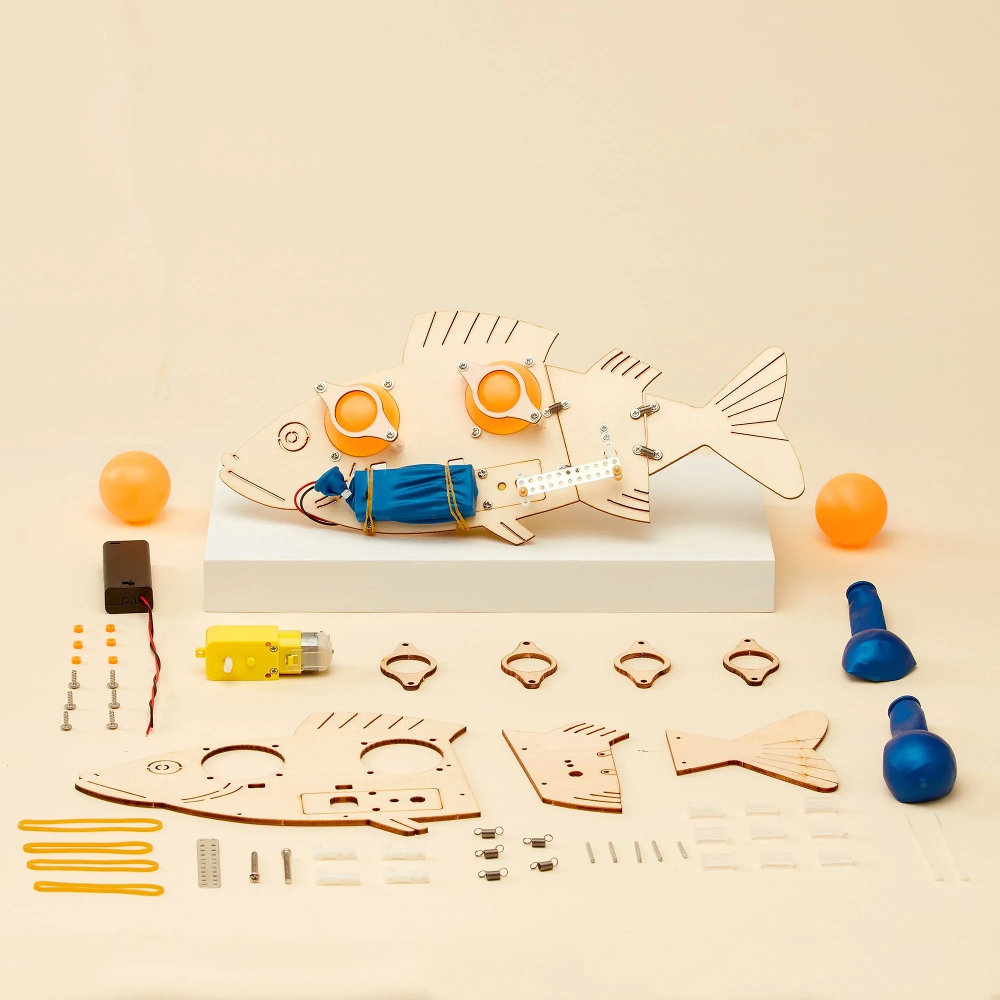 Fish Robot DIY Kit, Educational STEM Toy - BIG FRENCHIES