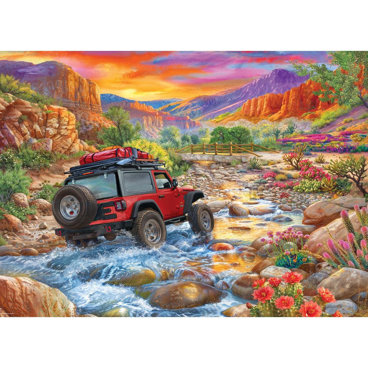 Rocky Ride Jeep 1000 Piece Jigsaw Puzzle Eurographics