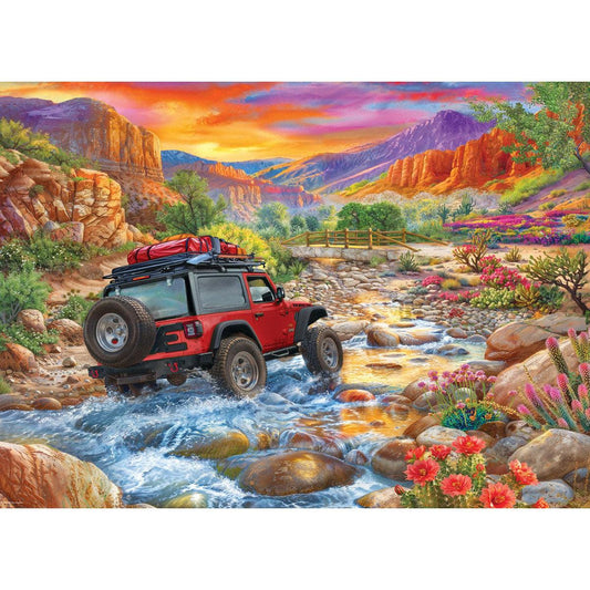 Rocky Ride Jeep 1000 Piece Jigsaw Puzzle Eurographics