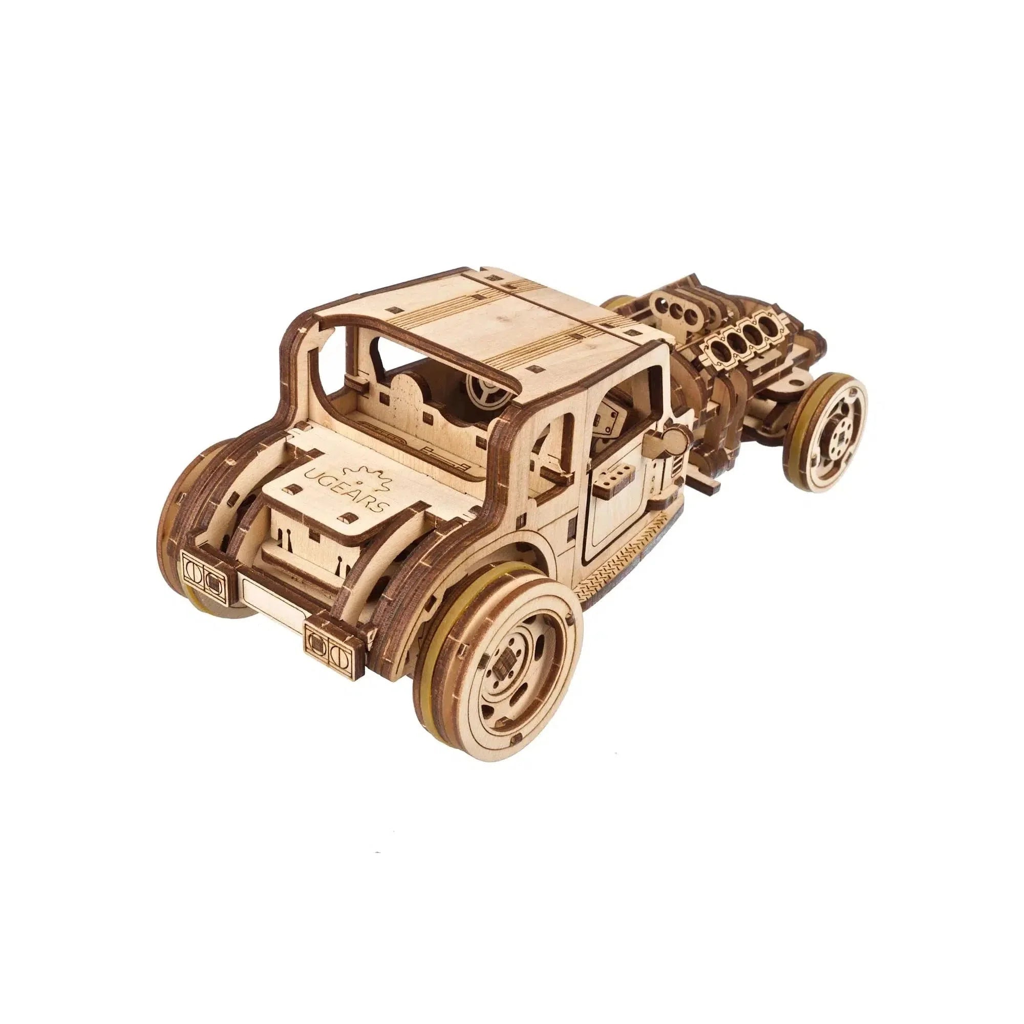 Rod Furious Mouse 3D Wood Model Kit UGEARS