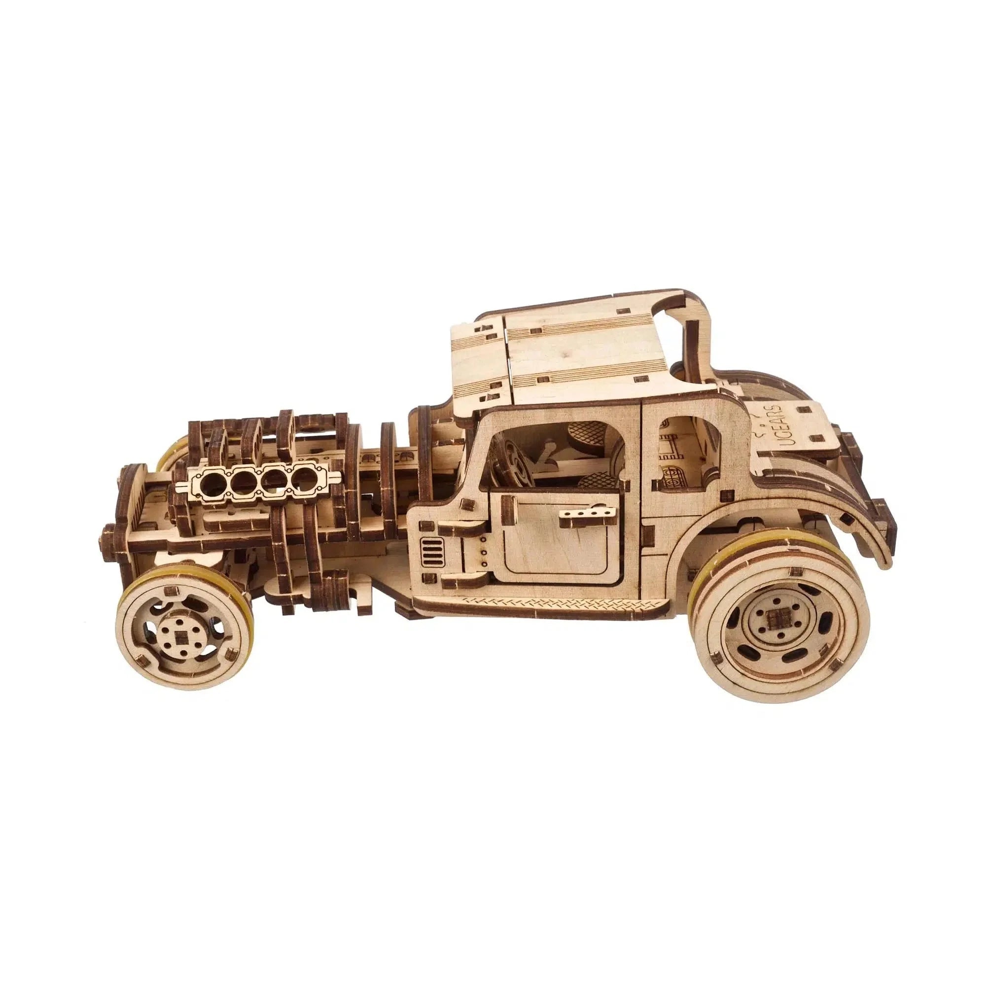 Rod Furious Mouse 3D Wood Model Kit UGEARS