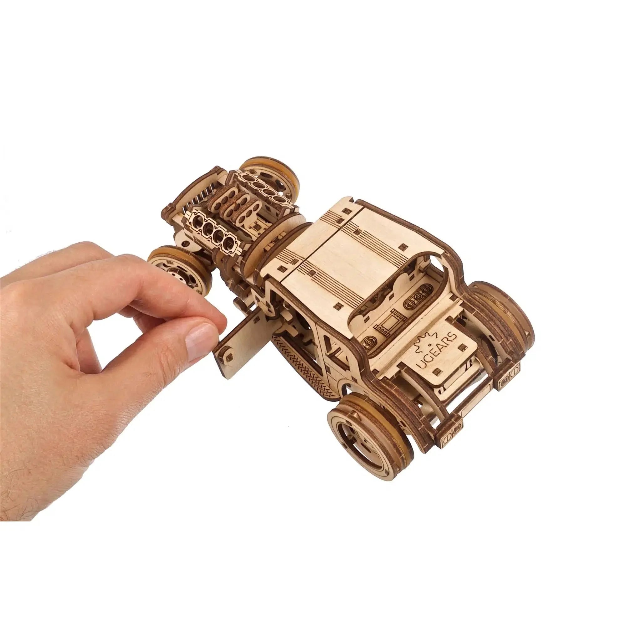 Rod Furious Mouse 3D Wood Model Kit UGEARS