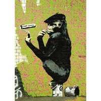 Roller Chimp by Banksy 1000 Piece Jigsaw Puzzle Piatnik