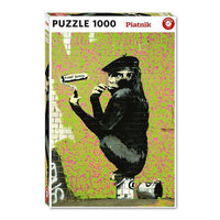 Roller Chimp by Banksy 1000 Piece Jigsaw Puzzle Piatnik