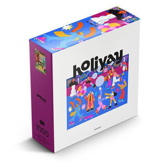 Roller Disco 1000 Piece Jigsaw Puzzle Holiyay - BIG FRENCHIES