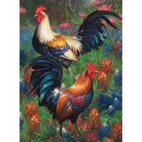 Roosters 1000 Piece Jigsaw Puzzle Cobble Hill