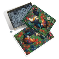 Roosters 1000 Piece Jigsaw Puzzle Cobble Hill