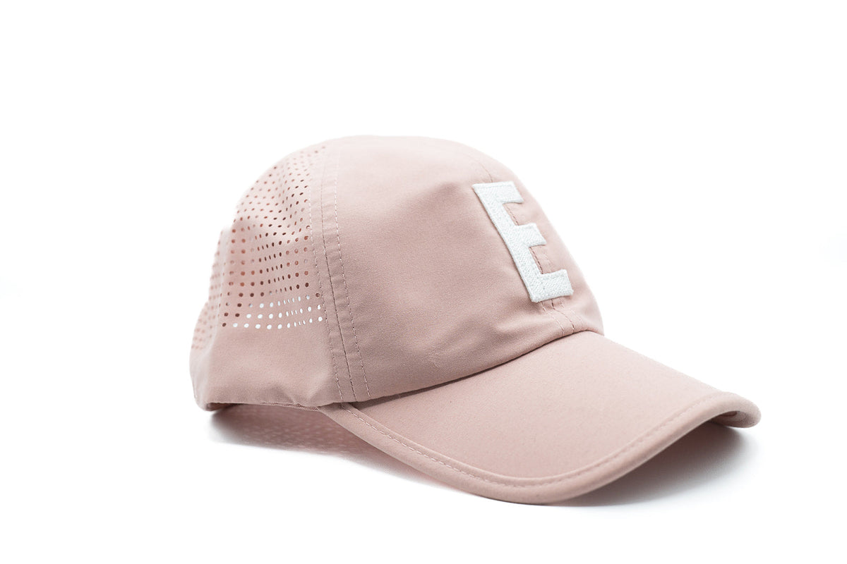 Dusty Rose Letter Athletic Hat - BIG FRENCHIES