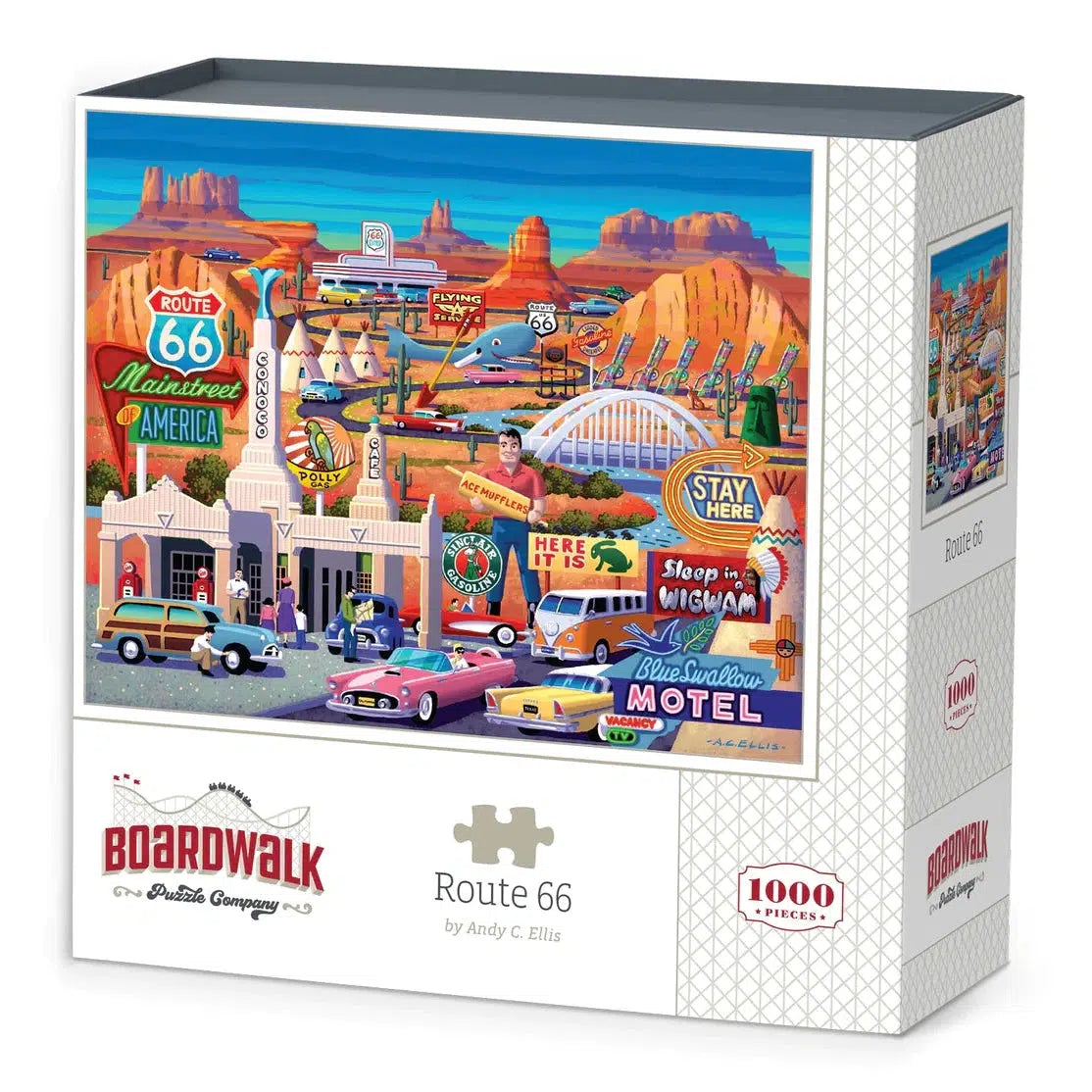 Route 66 1000 Piece Jigsaw Puzzle Boardwalk