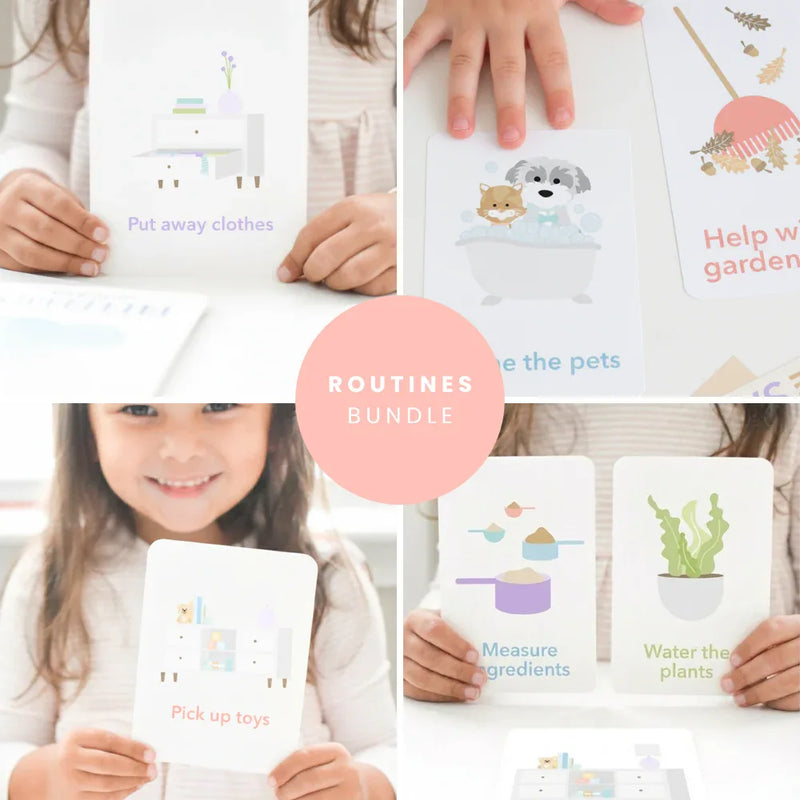 Routines Flashcards Bundle - BIG FRENCHIES
