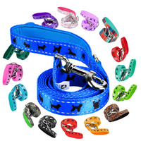 EcoBark Royal Blue Dog Leash- Padded Comfort Grip Leash - 4ft, 5ft, and 6ft Leash for Small and Medium Dogs - BIG FRENCHIES