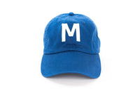 Royal Blue Letter Baseball Hat - BIG FRENCHIES