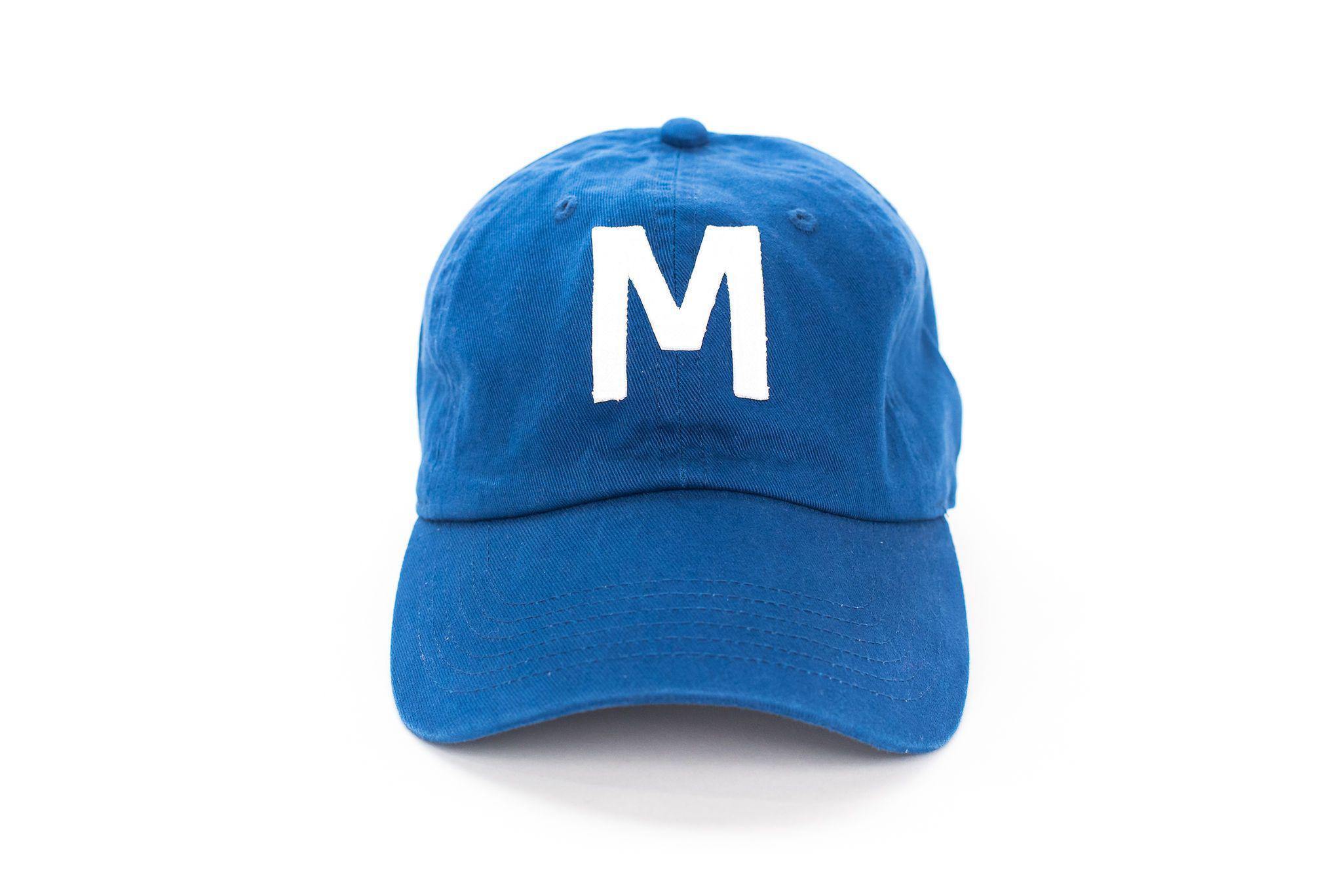 Royal Blue Letter Baseball Hat - BIG FRENCHIES