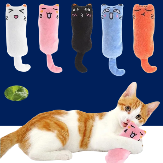 Rustle Sound Catnip Plush Pillow – Cute Cat Chew & Play Toy - BIG FRENCHIES