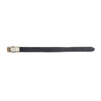 Prairie Paws Studded Hairon Dog Collar in Ash & Ivory