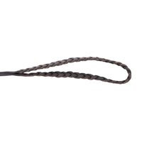 Trailbound Leather Dog Leash in Rustic Brown with Braided Design and Metal Hook