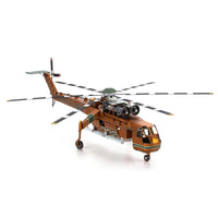 S-64 Sikorsky Skycrane Premium 3D Steel Model Kit Metal Earth