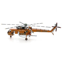 S-64 Sikorsky Skycrane Premium 3D Steel Model Kit Metal Earth