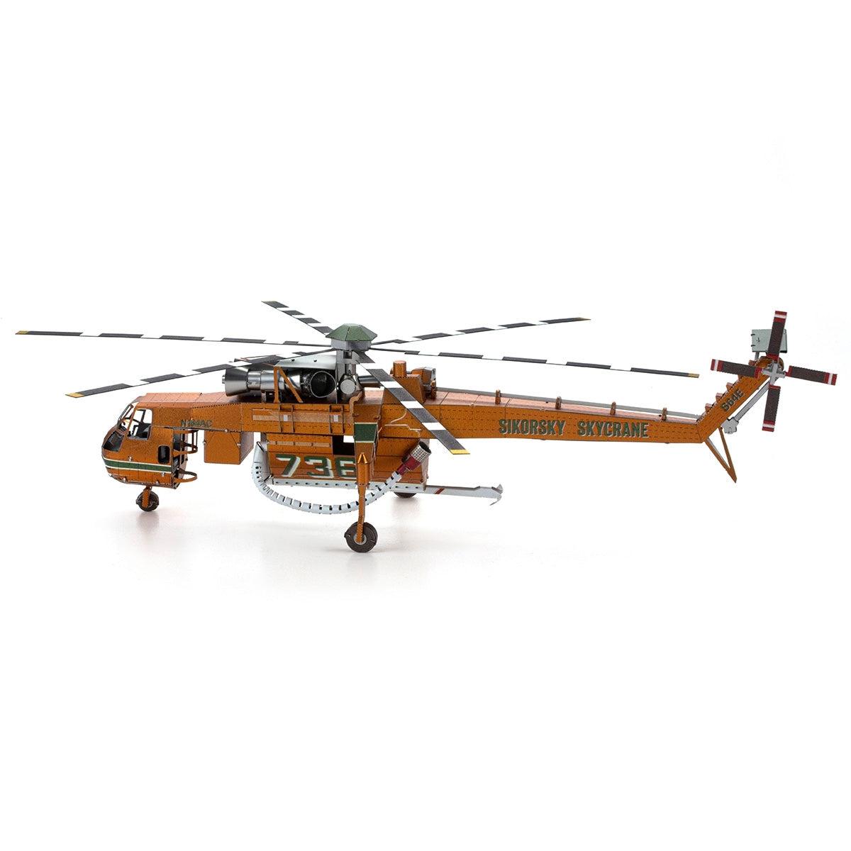 S-64 Sikorsky Skycrane Premium 3D Steel Model Kit Metal Earth