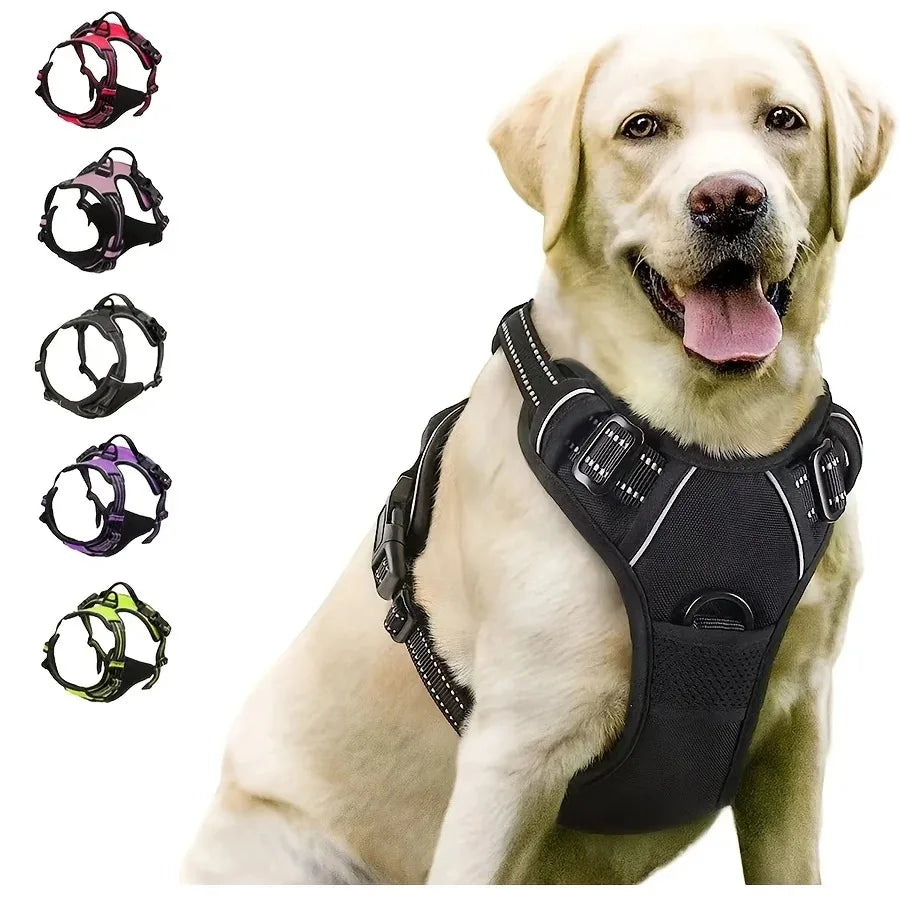 Heavy Duty Tactical Dog Harness with Handle - BIG FRENCHIES