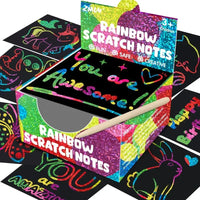 Rainbow Reveal Craft Kit for Kids | Wooden Stylus Scratch Art Set - BIG FRENCHIES