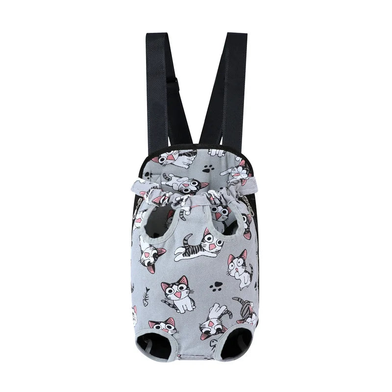 Breathable Cat Backpack Carrier for Outdoor Adventures - BIG FRENCHIES