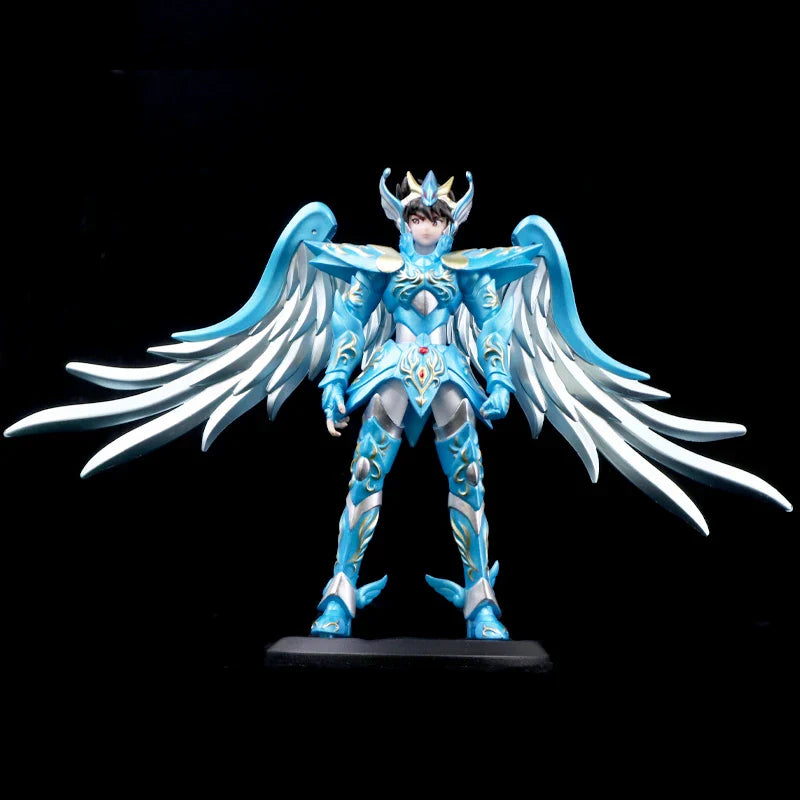 Saint Seiya Anime Figurines, Shiryuu Hyoga Shun Ikki Action Figures Knights Of Zodiac 19 CM
