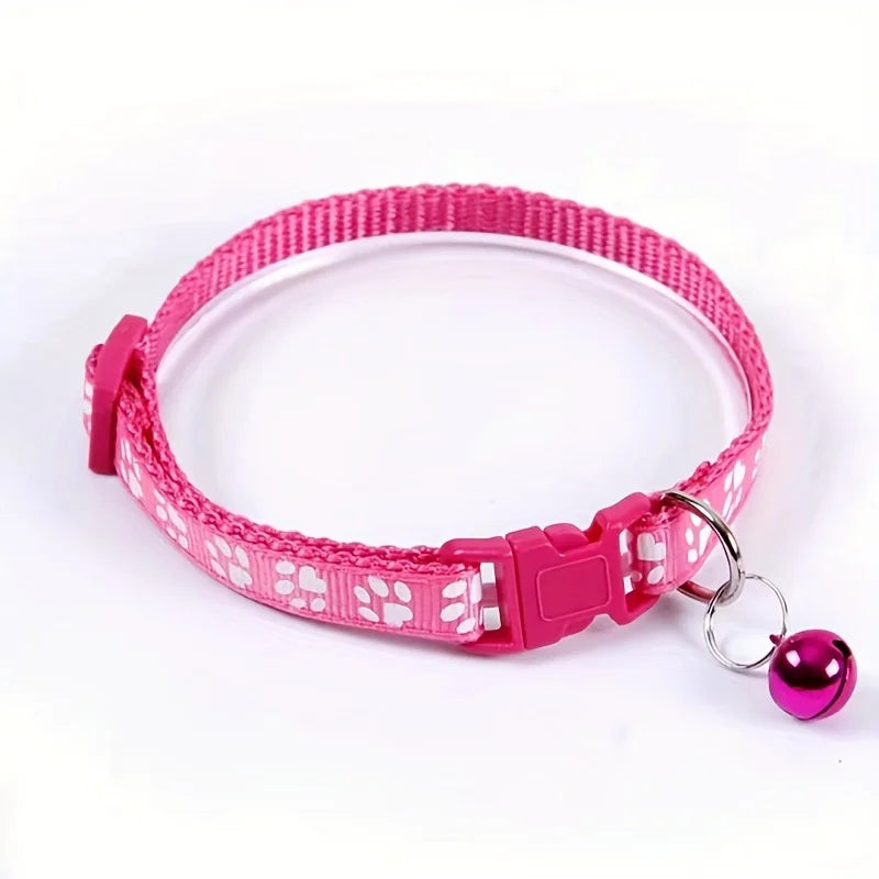 Colorful Adjustable Cat Collar with Bell - BIG FRENCHIES