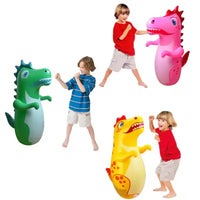 Inflatable Dinosaur Punching Bag Tumbler Kids Boxing Toy - BIG FRENCHIES