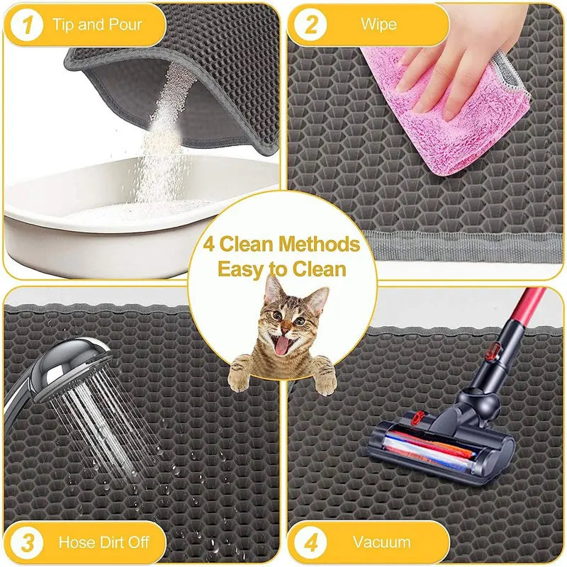 Cat Litter Mat – Waterproof Double Layer For Clean Floors - BIG FRENCHIES