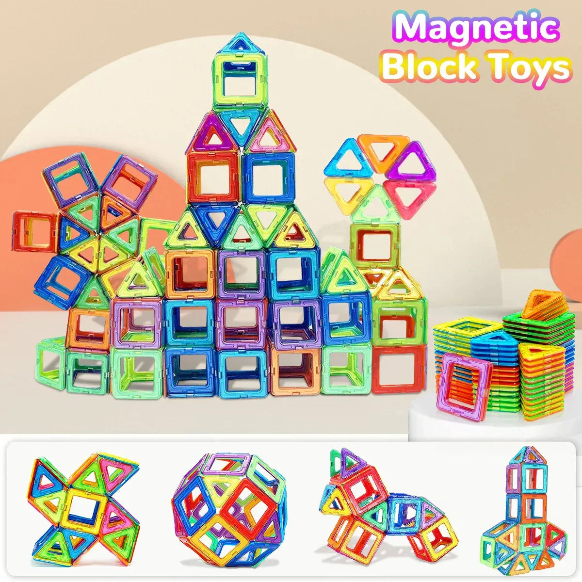 Magnetic Building Blocks for Kids – STEM Construction Learning Toy - BIG FRENCHIES