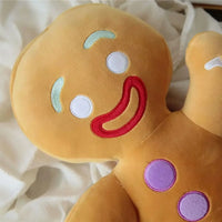 Gingerbread Man Christmas Plush Toy – Soft Stuffed Cookie Doll for Kids - BIG FRENCHIES