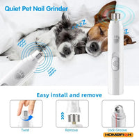 Electric Dog Nail Grinder – USB Rechargeable Pet Nail Clipper & Painless Trimmer for Small and Large Pets - BIG FRENCHIES