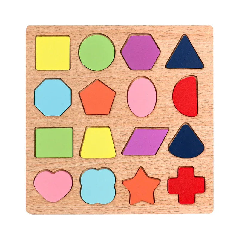 Wooden Alphabet & Number Puzzle | Montessori Learning Toy for Kids - BIG FRENCHIES