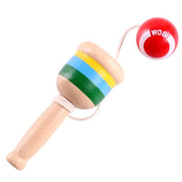 Montessori Wooden Skill Sword Cup Toy – Educational Throw & Catch Game