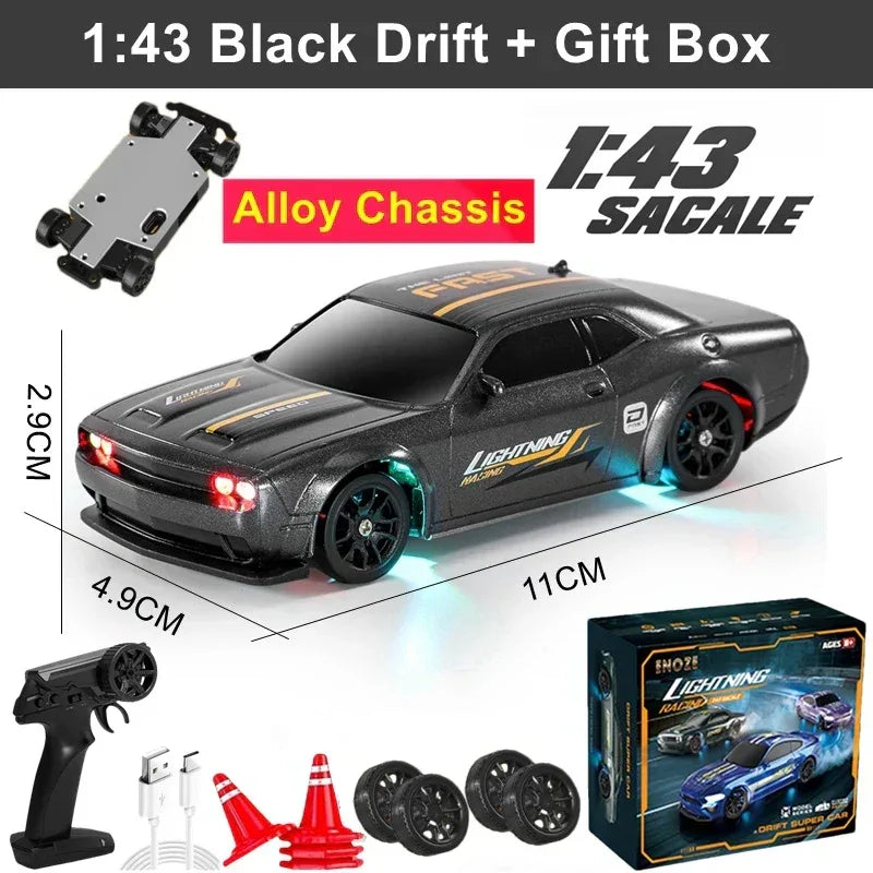 1/64 High-Speed Drift RC Car 4WD Remote Control Mini Racing Toy - BIG FRENCHIES