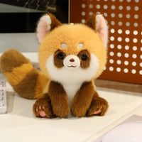 Cute Sitting Animal Plush Toys – Red Panda, Fox, Sloth & More - BIG FRENCHIES