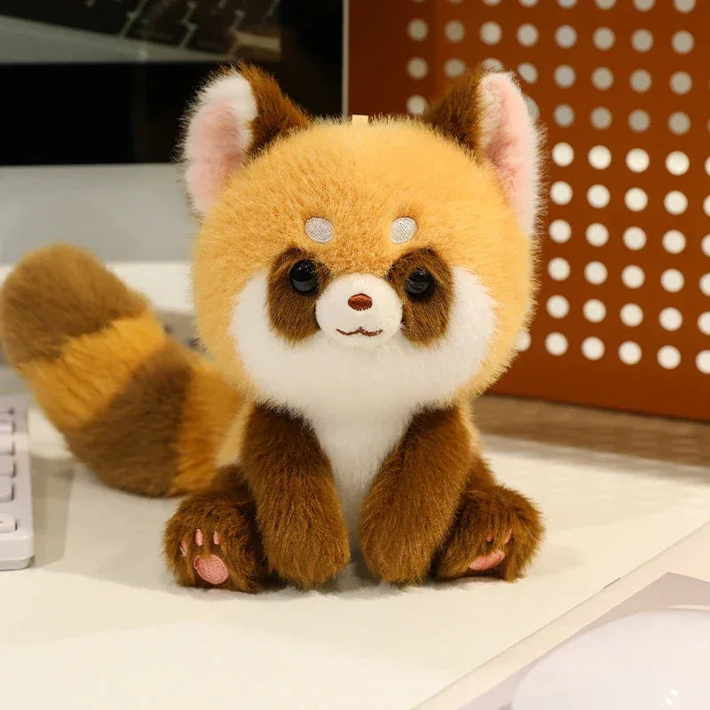 Cute Sitting Animal Plush Toys – Red Panda, Fox, Sloth & More - BIG FRENCHIES