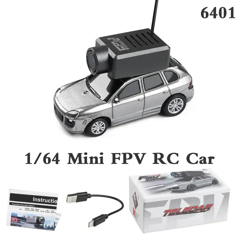 WLtoys 6401 Mini RC Cars 1:64 with 720P FPV Camera, Wifi APP Control, 2025 New RC Racing Car Toy, Kids Gifts for Boys Girls - BIG FRENCHIES
