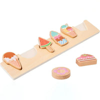 Wooden Toy Ice Cream & Cake – Pretend Play Kitchen for Toddlers - BIG FRENCHIES