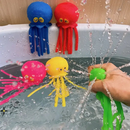 Baby Bath Toy Octopus – Sponge Water Squeeze & Summer Bath Fun - BIG FRENCHIES