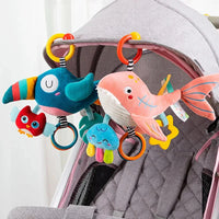 Soft Infant Crib Stroller Mobile Hanging Rattle Toy