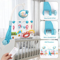 Baby Crib Mobile Rotating Musical Projector Night Light