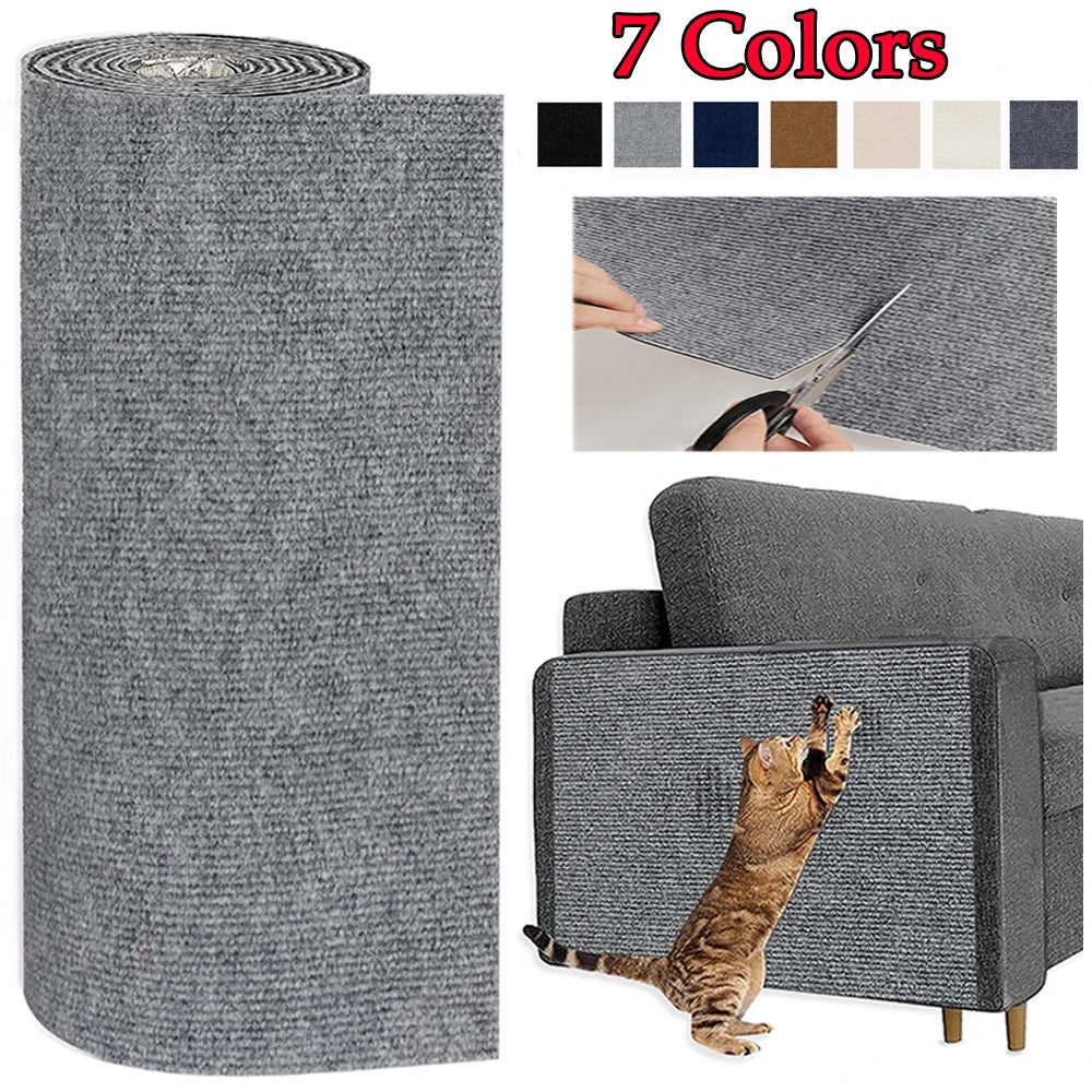 Cat Scratcher Sofa Protector – 7-Color DIY Self-Adhesive Mat Pad - BIG FRENCHIES